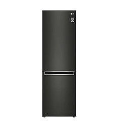 Réfrigérateur combiné 60cm 341l ventilé noir - GBB61BLJEN - LG 