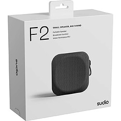 Sudio Enceinte Bluetooth Portable Multipairage F2 Noir pas cher