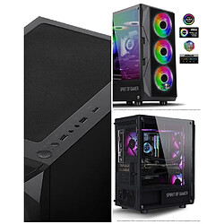 BOITIER PC GAMER ROGUE 7 ARGB EDITION RGB avec 6 ventilateurs inclus SPIRIT OF GAMER TOUR D’ORDINATEUR GAMER