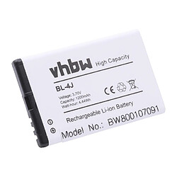 vhbw Li-Ion batterie 1200mAh (3.7V) pour portable téléphone Smartphone AEG Voxtel M300 comme BL-4J.