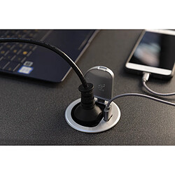 Acheter Bloc prise encastrable compact avec clapet &amp; port usb - Otio