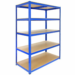 Monstershop Monster Racking - 5 Rayonnages T-Rax Bleus 120cm x 60cm x 180cm