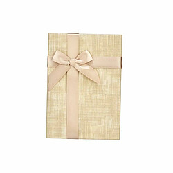 Pincello Set de boîtes décoratives Beige Carton Rayures Lien 3 Pièces