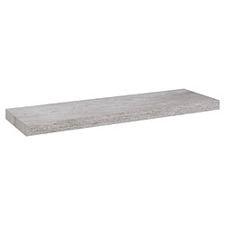 vidaXL Étagère murale flottante Gris béton 80x23,5x3,8 cm MDF