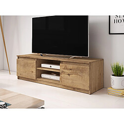 Bestmobilier Robin - meuble TV - 120 cm - style industriel Robin - meuble TV - 120 cm - style industriel - Bois