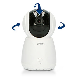 Alecto Babyphone avec caméra et écran couleur 5" DVM-275 Blanc