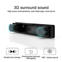 Avis Yonis Enceinte Bluetooth Multifonctionnelle Lumière RGB 3D Surround Sonore Puissante Connexion Sans Fil