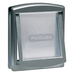 PetSafe Porte à 2 voies pour chiens 757 Medium 26,7 x 22,8 cm Argenté 