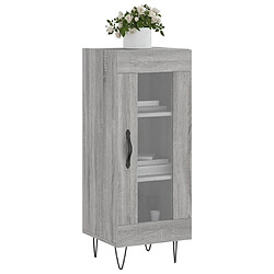 Avis Maison Chic Buffet,Meuble de Rangement,commode pour salon,Cuisine Sonoma gris 34,5x34x90 cm Bois d'ingénierie -MN98484