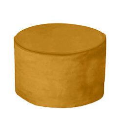 45 * 25cm rond haricot housse de pouf repose-pieds repose-pieds couvercle jaune