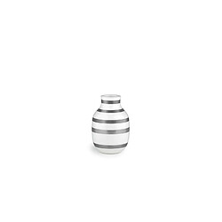 Kahler Design Vase en céramique Omaggio - H 12,5 cm - Argent