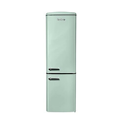 LINARIE Réfrigérateur congélateur retro LJCO250GREEN 244 Litres Vert