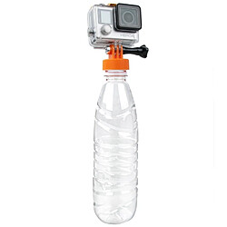 Acheter Wewoo Support Holder Orange pour GOPRO HERO4 Session / 4/3 + / 3/2/1, diamètre intérieur: 28.5mm en plastique de de trépied de dessus de bouteille en de dessus