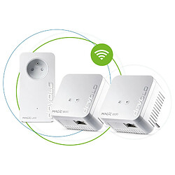 Devolo AG Kit Multiroom 3 adaptateurs CPL Devolo Magic 1 Wifi mini Blanc