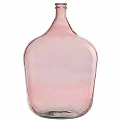 Paris Prix Vase Design en Verre Bouteille Déco 55cm Rose 