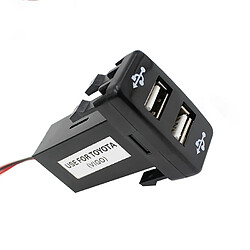 Wewoo Chargeur de voiture double port USB DC12V 2.1A pour Toyota VIGO