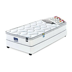 Acheter Meubler Design Lit Led Design Julio Noir 90cm Avec Matelas Romance