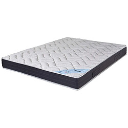 Ebac Matelas 140x190 Melior - Mousse - Hauteur 20 cm - 3 zones - Soutien ferme Matelas 140X190 Melior mousse HR. ATTENTION : Veuillez vérifier que cette dimension passe dans les escaliers, couloirs et portes. Face été : ouate polyester hypoallergénique 500 gm2 ; face hiver : ouate polyuréthane hypoallergénique 500 gm2 - Hauteur tota