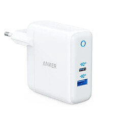 Chargeur de voyage Anker PowerPort Atom III USB A USB C Blanc