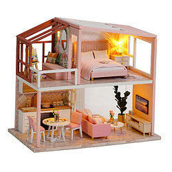 1/24 échelle Bricolage Maison De Poupée En Bois Miniature Kit De Meubles De Maison De Poupée Style3