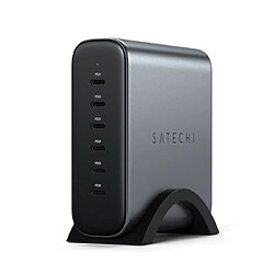 Satechi Chargeur 200W USB-C 6-port PD GaN Gris foncé 