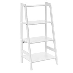 Étagère de Rangement Himare Escalier 90 x 43 x 32 cm Blanc [en.casa] 