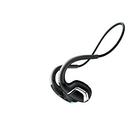 General Casque à conduction osseuse Bluetooth double microphones antibruit - Casque à oreille ouverte sans fil, étanche Ipx7 écouteurs pour la course à pied, le cyclisme, l'entraînement(noir)