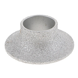 meulage diamant brasé rotatif polissage coupe tambour 25mm Meule diamantée soudée sous vide CONVEX