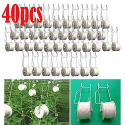 Avis 40PACK AGRICULTURE PLANTATION DE LÉGUMES TOMATES CROCHETS SUPPORTS POUR UNE PLANTATION FACILE