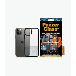 PANZERGLASS - Coque Transparente avec Bord Noir pour Apple iPhone 12/12 Pro AB