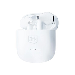 Max Protection 3mk Écouteurs Sans fil Sport Ergonomiques Contrôle Tactile Blanc