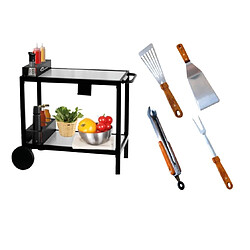 LITTLE BALANCE Accessoire barbecue Chariot Multi Pro 8608 + Accessoires 