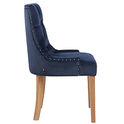 Avis Non Chaise de salle à manger Aberdeen velours antique clair