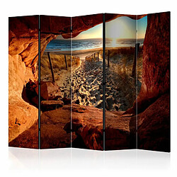 Paris Prix Paravent 5 Volets Cave : Beautiful Beach 172x225cm