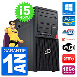 PC Tour Fujitsu Esprimo P720 Intel i5-4570 RAM 16Go Disque 2To Windows 10 Wifi · Occasion 