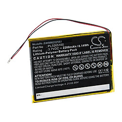 vhbw Batterie remplacement pour Xtool PL3265100 pour appareil de diagnostique de véhicule (2200mAh, 3,7V, Li-polymère)