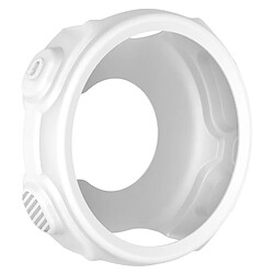 Wewoo Protection écran Étui de en silicone de montre de couleur solide pour Garmin F235 / F750 blanc