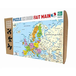 Puzzle Michele Wilson Puzzle en bois 50 pièces : Carte d'Europe