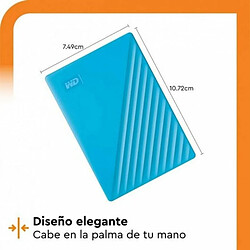 Acheter Disque Dur Externe Western Digital My Passport 2 To Bleu