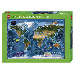 Heye Puzzle 2000 pièces : Satelite Map