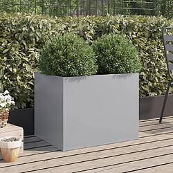 Avis Maison Chic Jardinière,Bac à fleurs - pot de fleur argenté 62x47x46 cm acier galvanisé -GKD44390