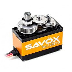 Servo numérique standard - Savox SC-1256TG titane (52g, 20kg.cm, 0.15s/60°)