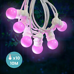 SkyLantern Guirlande Lumineuse Guinguette Parme 10 m Cable Blanc