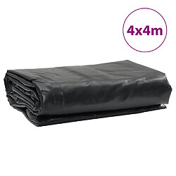 vidaXL Bâche anthracite 4x4 m 650 g/m² pas cher