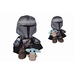 Star Wars Personnage en peluche Disney Le Mandalorien et l Enfant 25 cm 