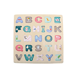 Mobili Rebecca Jeu Puzzle Lettres de l'Alphabet pour Enfants Rebecca Mobili Jambo À partir de 3 ans Bois Multicolore 2,5x30x30 pas cher