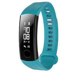 Wewoo Bracelet pour montre connectée Dragonne de remplacement en silicone Huawei Honor Band 3 bleu ciel 