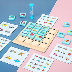 Universal Puzzle pour enfants Jeux de société Mémoire photo instantanée Echecs Pouvoir du cerveau bébé Éducation précoce Bois 