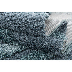 Hadorn Tapis shaggy 305x240 Bleu Thun Arbor pas cher