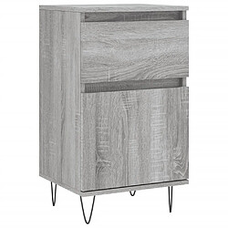 Maison Chic Ensemble de 2 Buffets,commode,console pour rangement sonoma gris 40x35x70 cm bois d'ingénierie -MN76569 pas cher